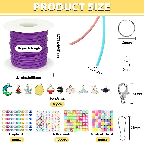 KAMJUNTAR Macaron Matte Lanyard String,15 Rolls Gimp Boondoggle String Plastic Lacing Cord Plastic String Kit for Friendship Bracelets Jewelry Making by KAMJUNTAR - Used condition - Image 6