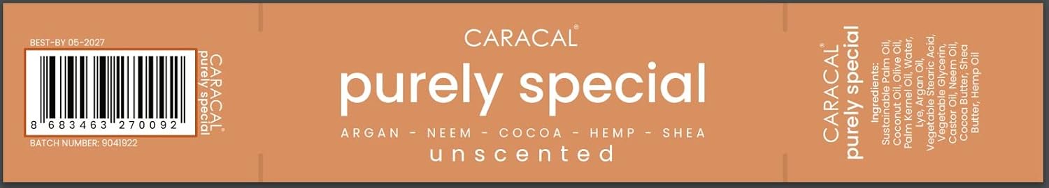 CARACAL 3-Bar Variety Pack, Handmade Vegan All Natural Soap for Men; ClarySweet, Purely Special, Floral Fame