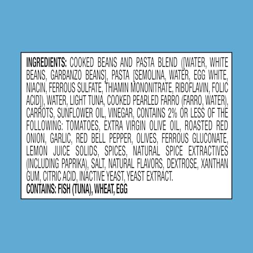 Image of StarKist Smart Bowls Tuna, Pasta and Beans, Mediterranean Style, 4.5 oz Pouch (Pack of 4)
