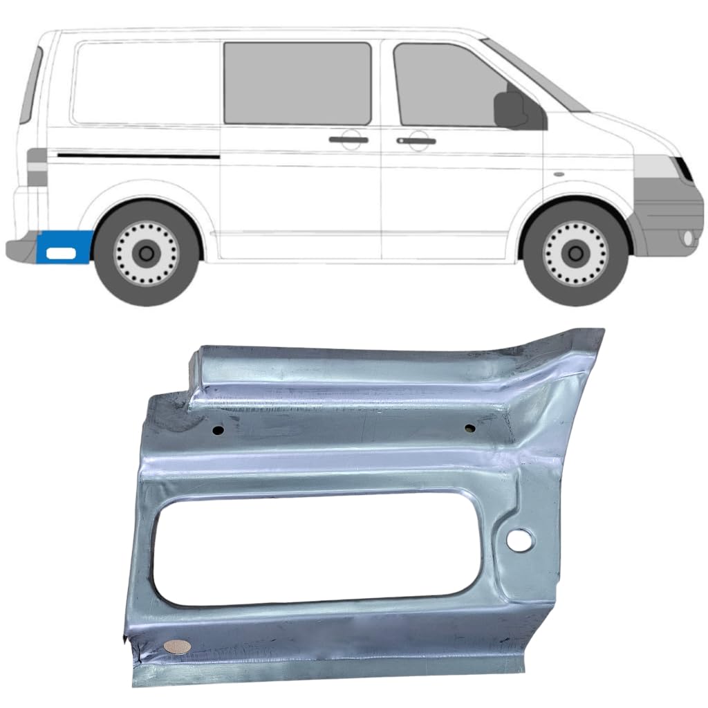 Reparaturblech Kotflügel hinten für Volkswagen Transporter T5 2003-2015 / Rechts