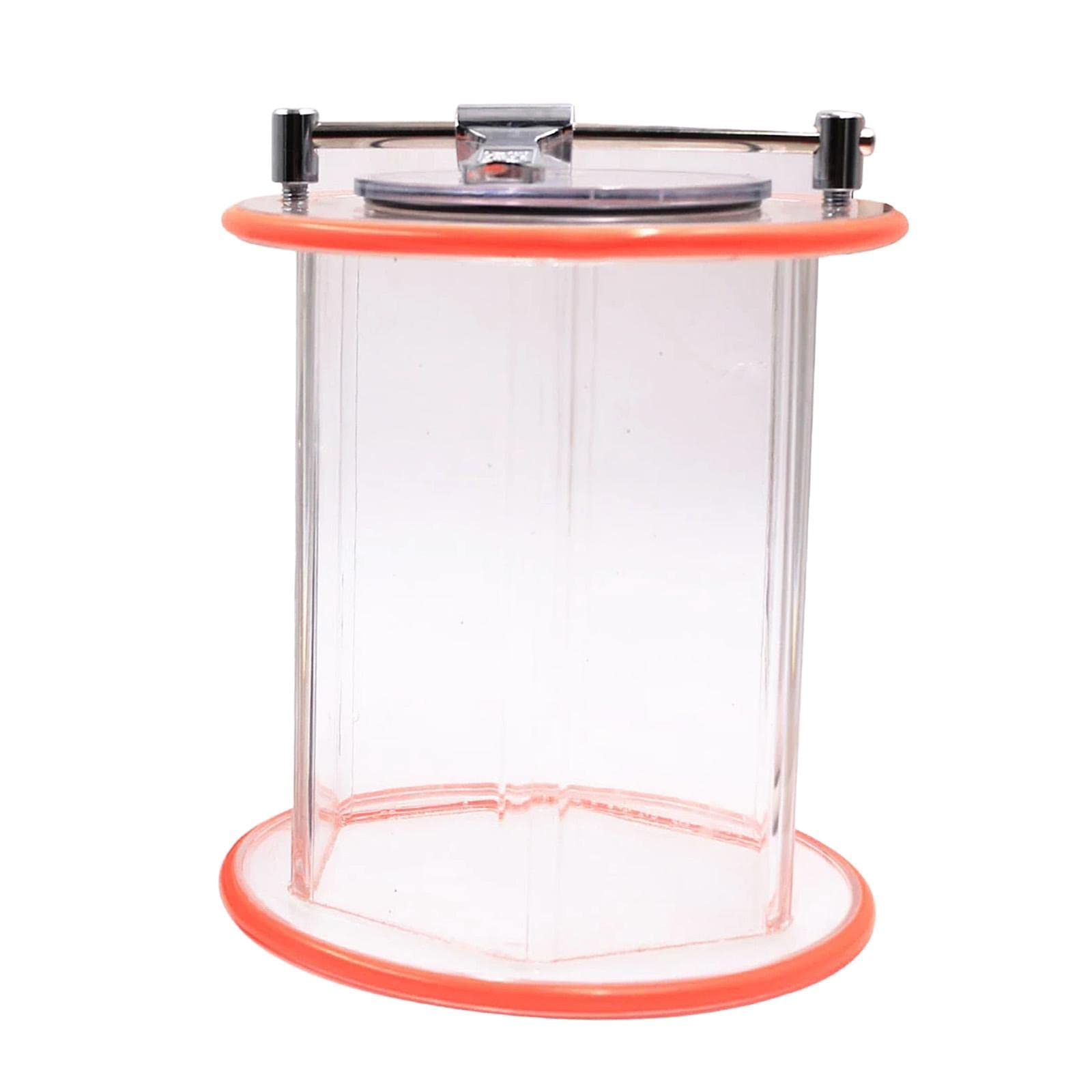 Magnetic Tumbler Polisher Barrel - Clear Plastic Polishing Drum Accessory For Jewelry & Metal Parts