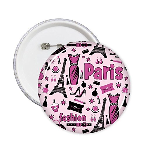 Badge personnalisé France motif monument et paysage national à offrir en souvenir