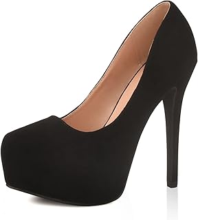 platform black stiletto heels