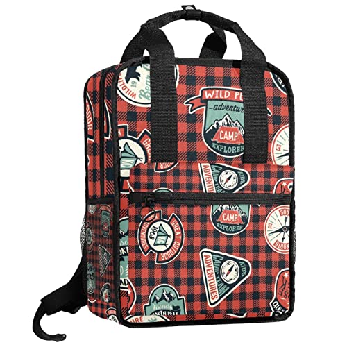 Sac à dos pour garçons et filles motif étoiles cartable à bretelles réglables
