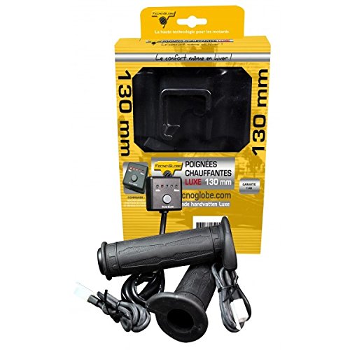 POIGNEES CHAUFFANTES MOTO Longueur 130 mm LUXE