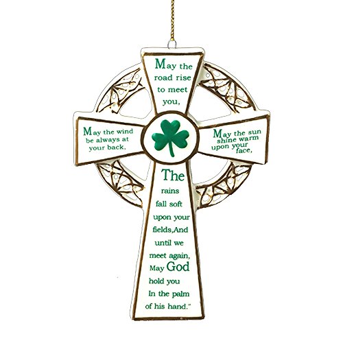 Kurt Adler 5.12-Inch Porcelain Irish Cross Ornament (Yamj4102),Christmas #TOP1