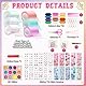 Nano Tape Bubbles Set für Kinder: Nano Tape Set - Elastische Blase Ballons Traceless Adhesive Nano Tape - DIY Nano Doppelseitiges Klebeband mit Pailletten Aufkleber (Colorful)