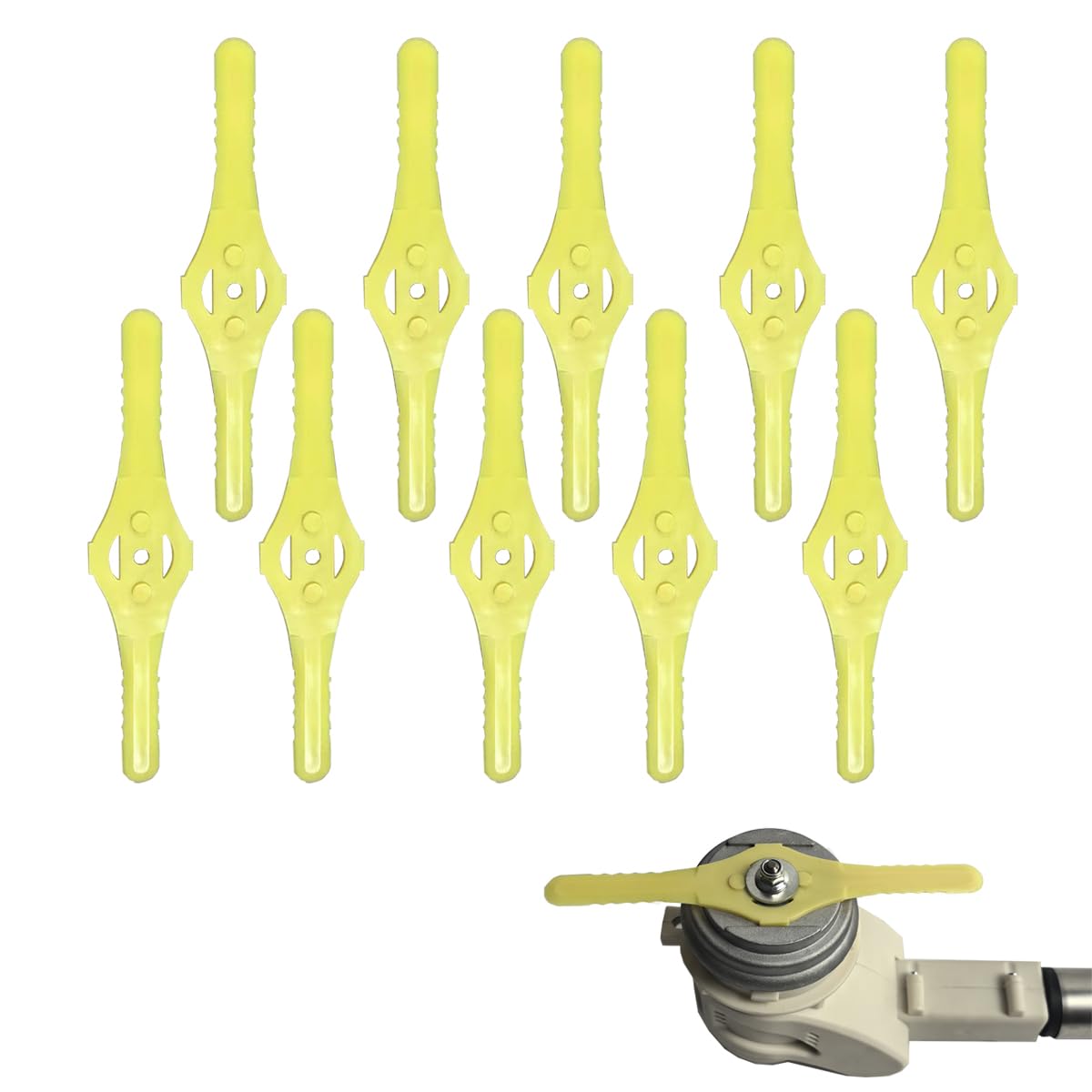 Besttoolifes Rasentrimmer Abdeckung Set - 3-teilig Grün - Mit Schutzdichtung Und Mutter