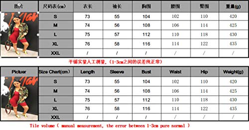 Womens Casual Military Camo Print Lightweight Button Outwear Coat Camouflage Printed Pockets Front Overcoat Army Fatigue Safari Jackets S #TOP4