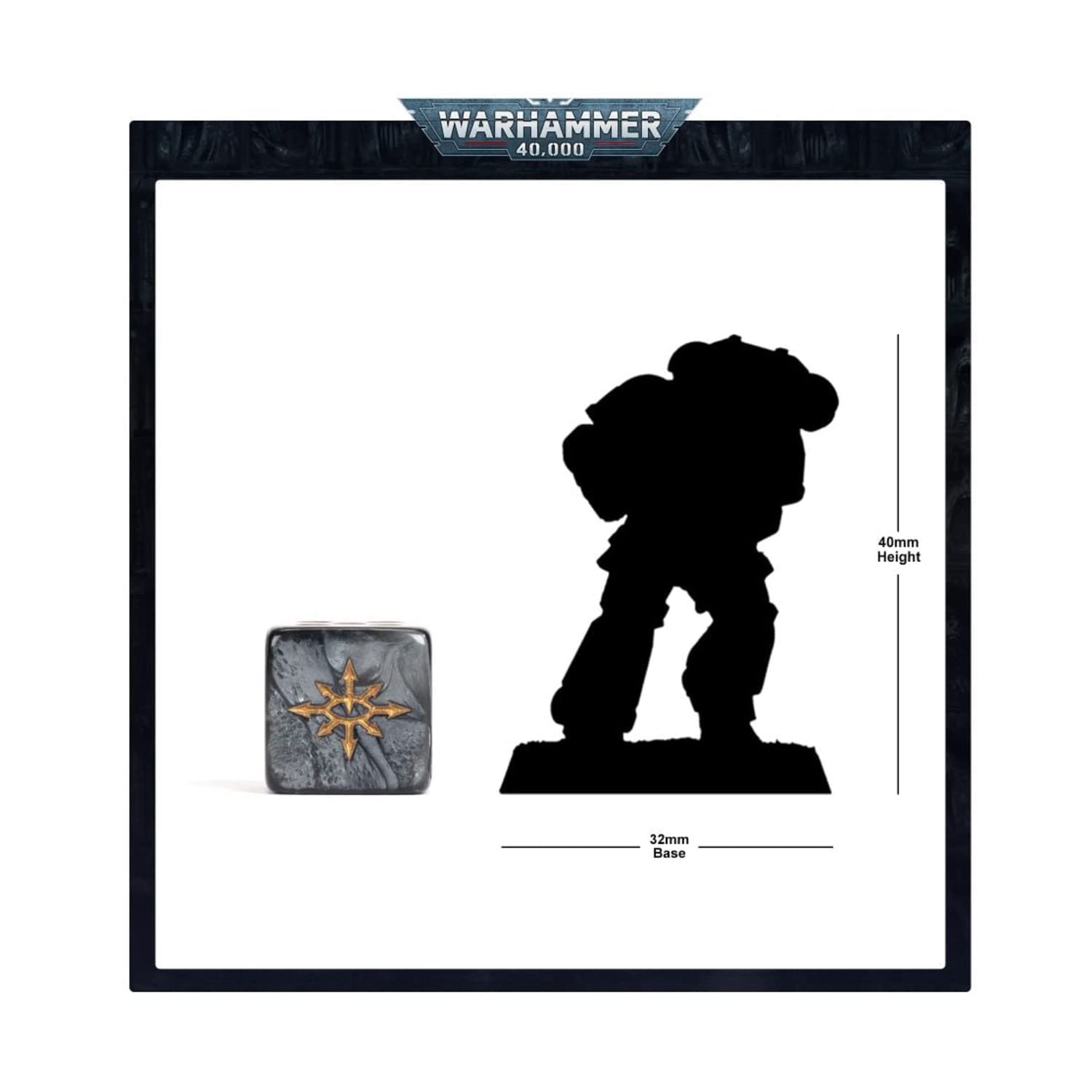 Warhammer 40K - Black Legion - Dice : Amazon.com.au: Toys & Games