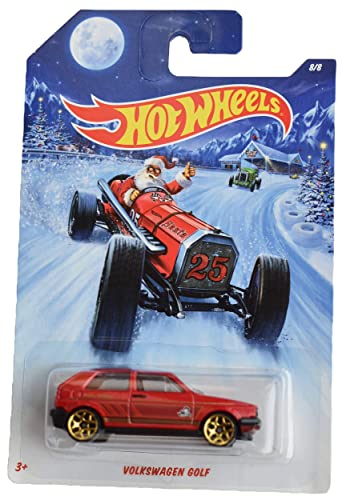Hot Wheels Volkswagen Golf - Holiday Hot Rods - red 8/8
