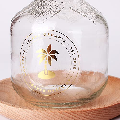 100-500 Pack 1.5"X1.5" Circle Custom Stickers,Waterproof Stickers Personalized Image,Logo Stickers Labels For Business, Weddings, Birthday Parties Gifts #TOP4