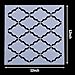 LOCOLO 3Pcs Stencils Reusable 12x12 Inch Wall Template Stencil for Painting Wall, Floors, DIY Home Decor, Drawing Art