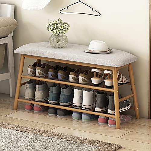 Banc à chaussures double couche idéal pour optimiser le rangement de votre entrée - 8