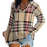 Design Imprimé 3d Moderne : Le motif tartan écossais Apporte à Ce T-Shirt Manches Longues Un Style Original, Moderne Et Accrocheur. GrâCe à Une Technologie D’Impression De Haute Qualité, Les Couleurs Restent Vives, Nettes Et RéSistantes MêMe AprèS Plusieurs Lavages. IdéAl Pour Celles Qui Souhaitent Se DéMarquer Avec Un Look Casual Ou Streetwear Plein De CaractèRe