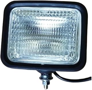 JWDAWN 1Pc 56V Headlights 36410-07330 for Nichiyu Forklift Headlamp 48V Forklift Head Light TCM Working Indicator Lights (Black 56V Working light 1Pc)