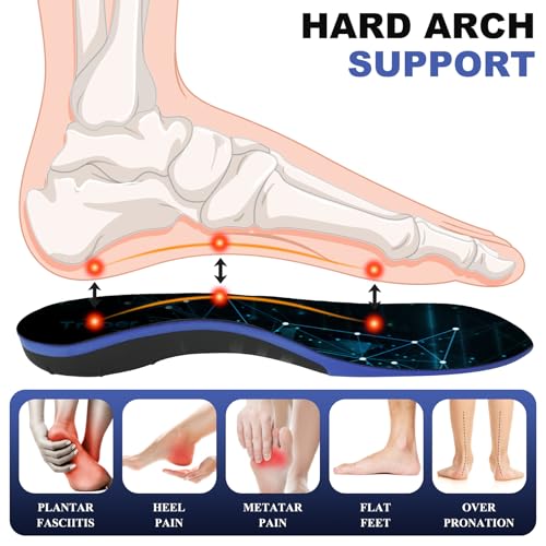 Plantillas para fascitis plantar soporte alto arco azul XS miniatura 3