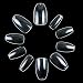 ECBASKET Coffin Nails Clear Nail Tips Artificila Nails Short Ballerina Nails For DIY Nail Art 500pcs 10 Sizes