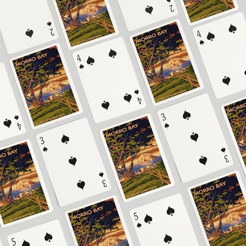 Morro Bay, California, Naipes de Poker, 52 cartas miniatura 4