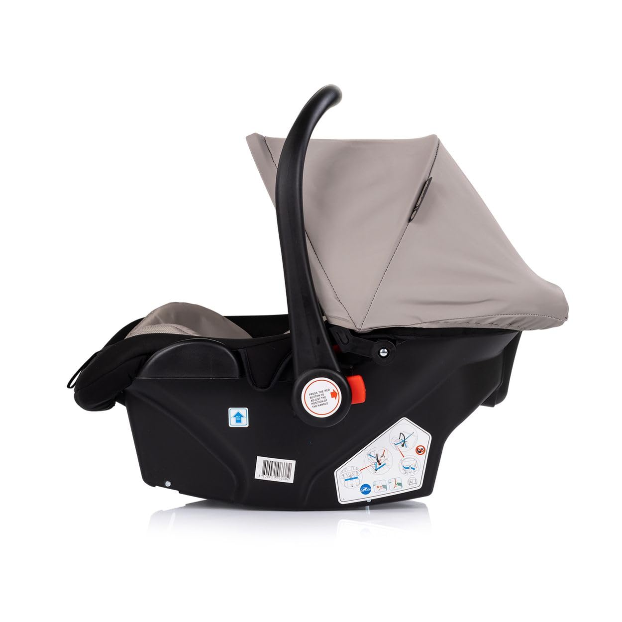Chipolino Zestaw fotelika dziecięcego Isofix Basis-Station Amore i-Size Grupa 0+ (0-13 kg) brązowy