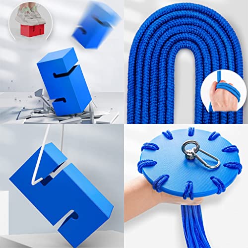 Giochi di costruzione di squadre per gruppi 8Pcs blocchi di plastica colorati Blocchi di plastica all'aperto Divertente Attività diurne di campo Party Sports Day Sviluppo di abilità di gioco cooperati