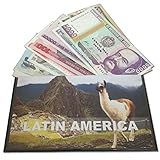 IMPACTO COLECCIONABLES Billetes del Mundo - Colección de Billetes - 12 Billetes Diferentes de Latinoamérica