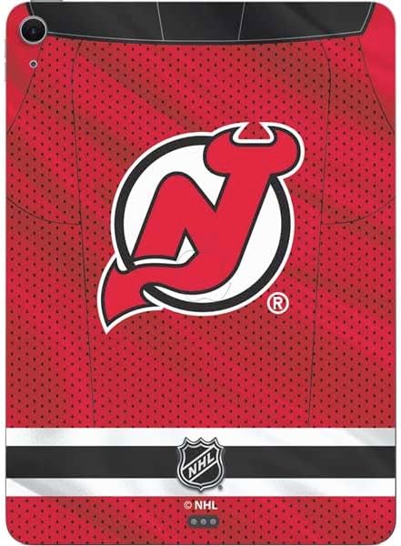 Skinit Decal Tablet Skin Compatible with iPad Air 11in (2024-2025) - Officially Licensed NHL New Jersey Devils Home Jersey Design