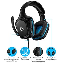 Logitech G432 Casque Gamer Filaire, Son 7.1 Surround, DTS Headphone:X 2.0, Transducteurs 50mm, USB/Audio Jack 3,5mm… - Les Beatles, Paul McCartney, John Lennon, RIngo Starr, George Harrison Logitech G432 Casque Gamer Filaire, Son 7.1 Surround, DTS Headphone:X 2.0, Transducteurs 50mm, USB/Audio Jack 3,5mm… – Image 6