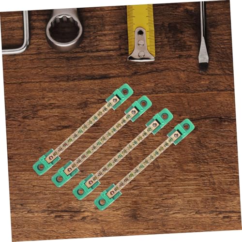 Bloque de terminales de cobre verde con tornillos para cables pack de 4 4
