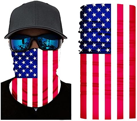 Senchanting 3D Face Sun Mask Neck Gaiter Balaclava Headwear Bandana for Outwork