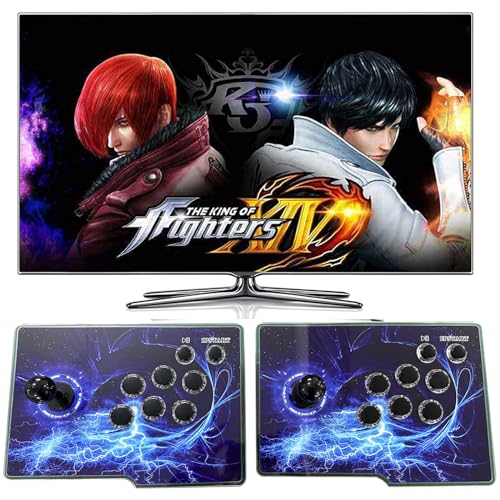 [32000 Games in 1] Separate 3D Pandora&rsquo;s Box, Separate 2 in 1 Classic Arcade Game Console, with Arcade Joystick Double Stick, Support 3D Games, HDMI VGA USB, 1280X720 Full HD Video Game