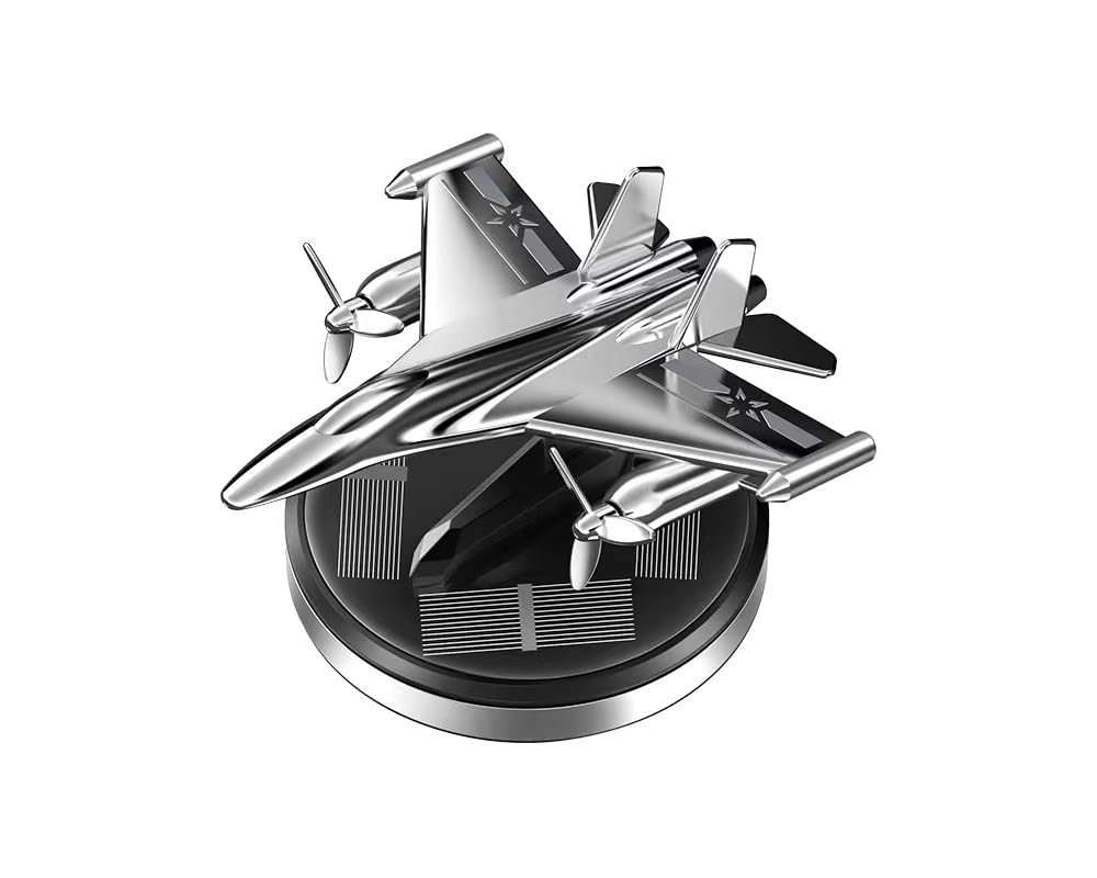 NALACAL Solar Car Aromatherapy Diffuser Car Air Fresheners Essential Oil Diffuser Small Aromatherapy for Car Office Home Fighter Model CX02