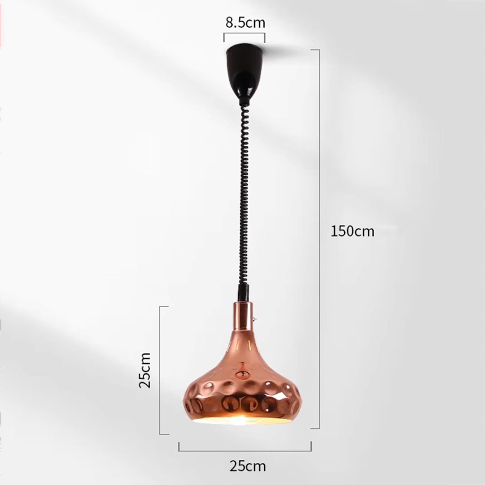 Wisząca lampa do podgrzewania potraw, wysuwana lampa grzewcza z żarówką 250 W, do bufetów, restauracji, kuchni i restauracji, 25 cm
