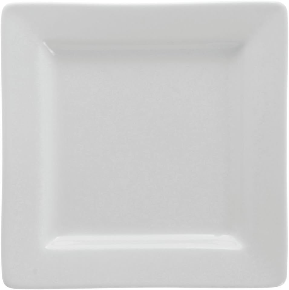 Slate Ultra Bright White 7" Square Plate