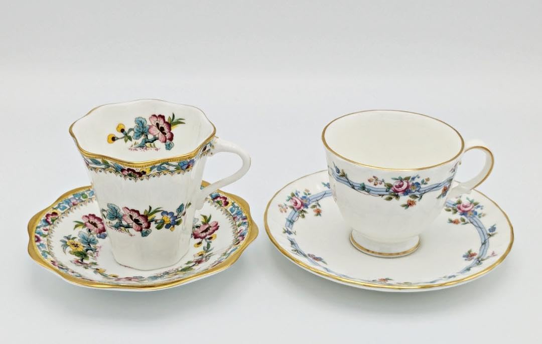 100 深川製磁 葡萄柄 デミタスカップ&ソーサー 6客セット エスプレッソ