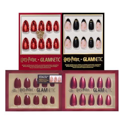 Harry Potter™ x Glamnetic Press-On Nails Bundle - Gryffindor™, Marauder's