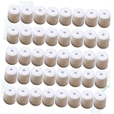 SOESFOUFU 250 Stück Maskenverstellbarer Silikon Kordelstopper Ohrenschoner Rutsch Schnalle Weiß...