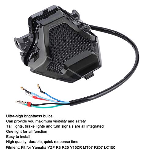 Sinais de Volta de Freio da Luz da Cauda do Diodo Emissor de Luz do Brilho Alto para Yzf R3 R25 Y15z