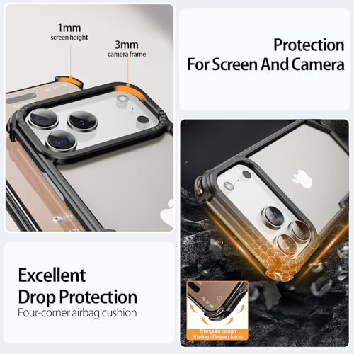 Coque antichoc iPhone 17 Pro Max avec airbags d'angle et fixation MagSafe - 6