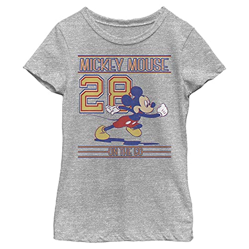 T-shirt Mickey Disney fille Athletic Heather contre l'inconfort