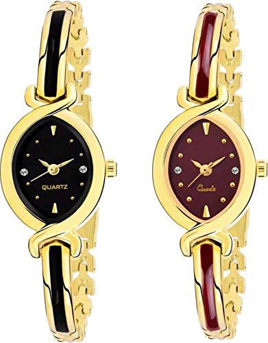 The Shopoholic Analogue Black Red Dial Womens Combo of 2 Watch-(OT-5-6) (B07N57Q85H) Amazon Price History, Amazon Price Tracker
