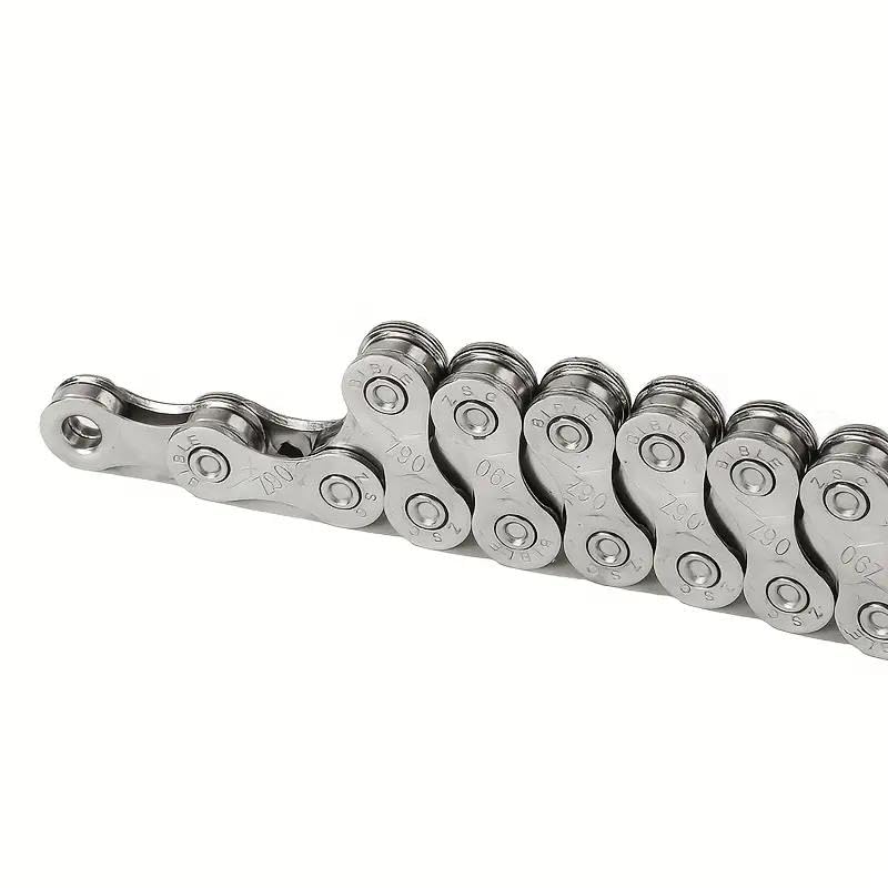 Cadena para Bicicleta 6/7/8 Velocidades, Plateado Completo, 116 Eslabones miniatura 3