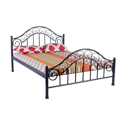 iron double cot designs