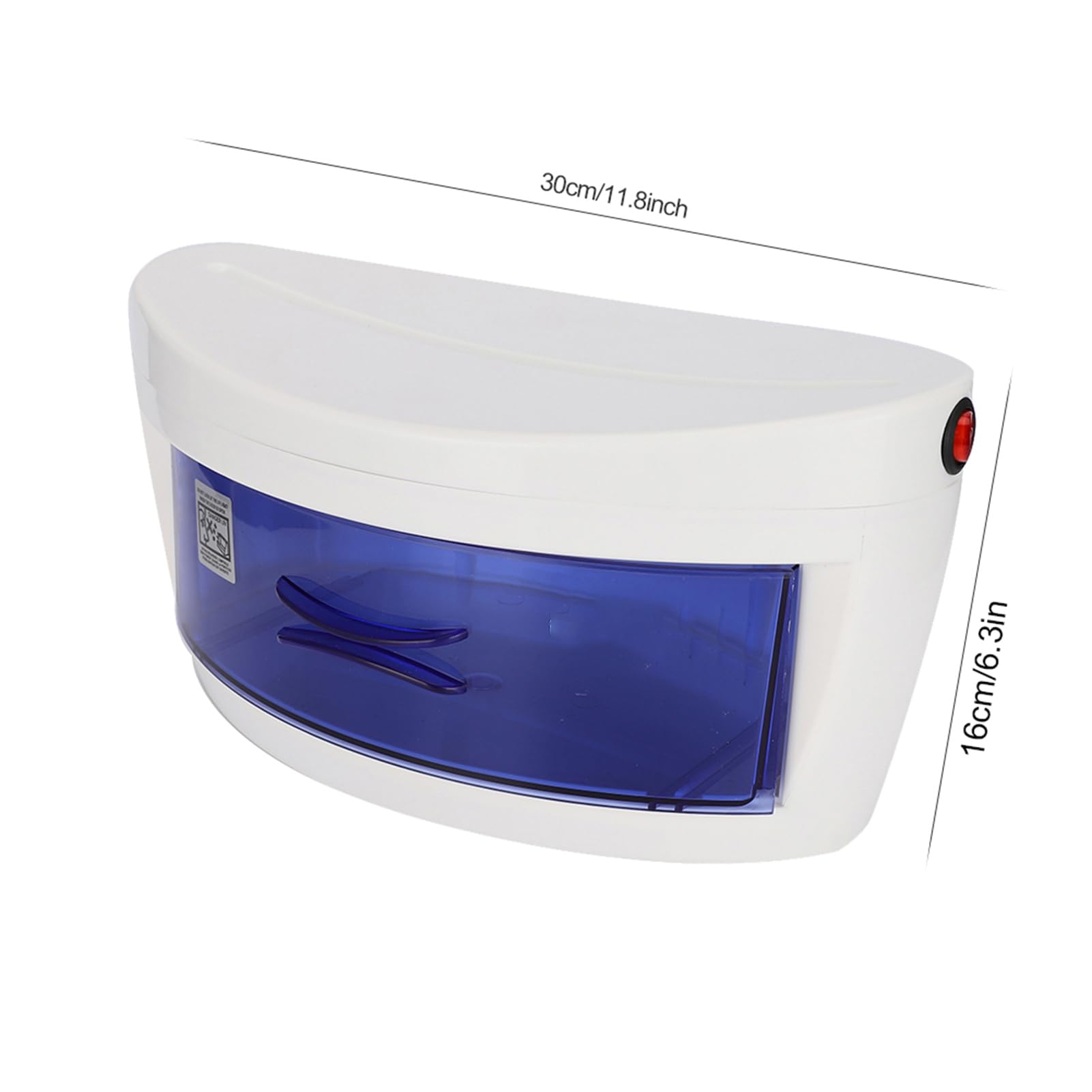 UV Nail Art Sterilizer Box Herramienta Portátil para una Desinfección Completa (Enchufe UE 220V)