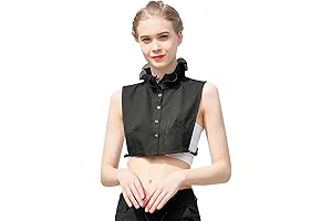 Jeweled Collar Dickies for Women
