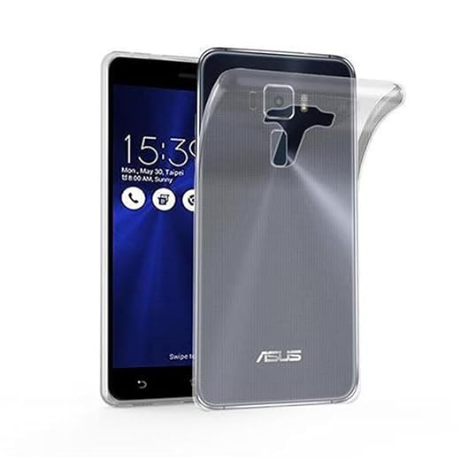 Cadorabo Case Compatible with Asus ZenFone 3 Deluxe in Fully Transparent - Shockproof and Scratch Resistant TPU Silicone Cover - Ultra Slim Protective Gel Shell Bumper Back Skin