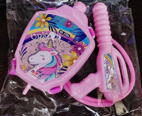 Image of Macare Holi Pichkari Water Gun for Kids Backpack Tank Spray for Holi Pool Parties for Boys and Girls Pink Color