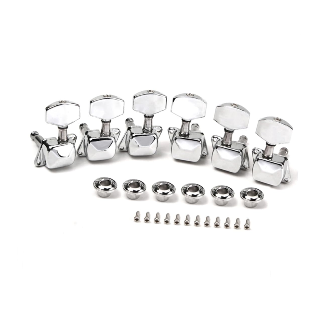 Holibanna Electric Guitar Tuning Keys Set Banjo Machine Head Tuning Pegs Semiclosed Tuners