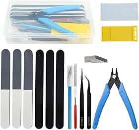 WMYCONGCONG 14 peças de artesanato kit de ferramentas de construção de hobby conjunto básico de materiais de construção para Gundam modelo de plástico carro casa de boneca
