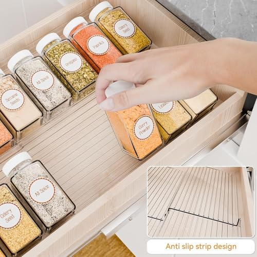Étagère à bouteilles réglable transparente en plexiglas modulable - 6